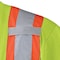 Pioneer Safety Shirt, Class 2, Moisture wicking birdseye polyester, Hi-Viz Yellow/Green, M V1051160U-M - alternate 9